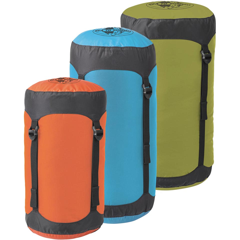 What size Sea-to-Summit compression bag is proper for a Kelty Cosmic 0 degree sleeping bag?