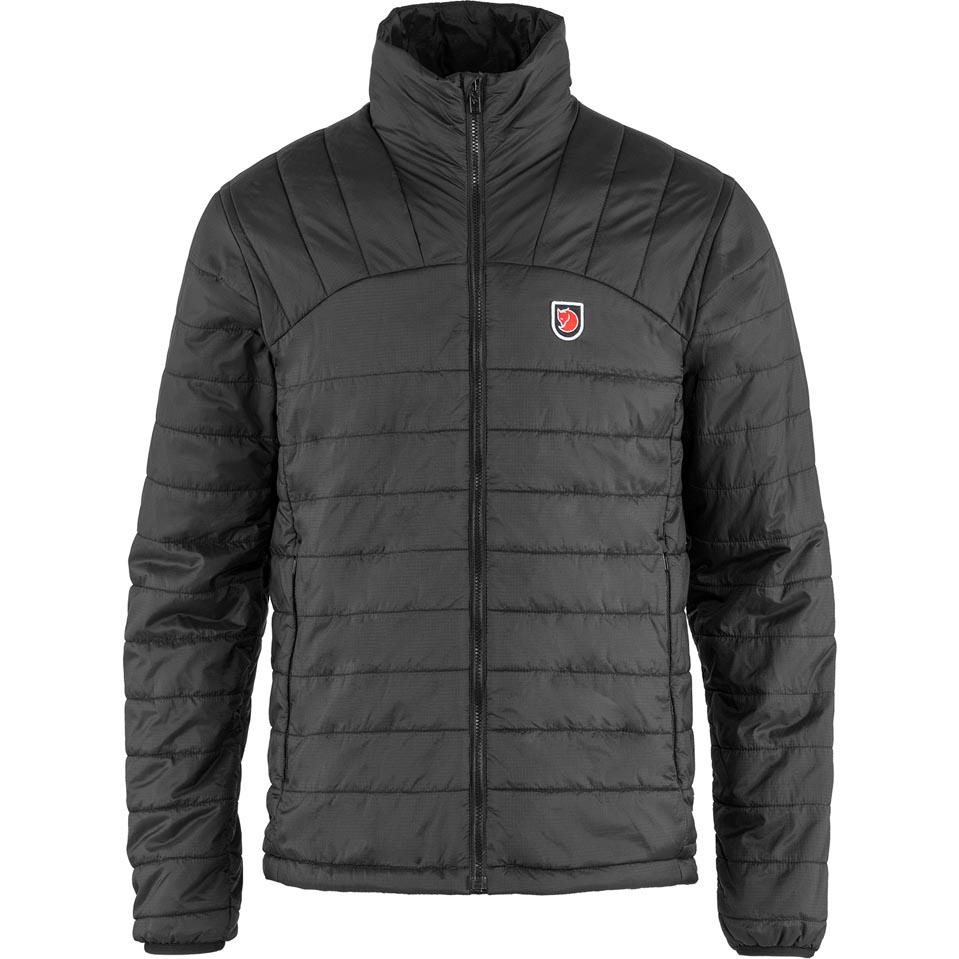 Does the Fjallraven Expedition X-Latt insulated mens jacket have a dual front zipper?