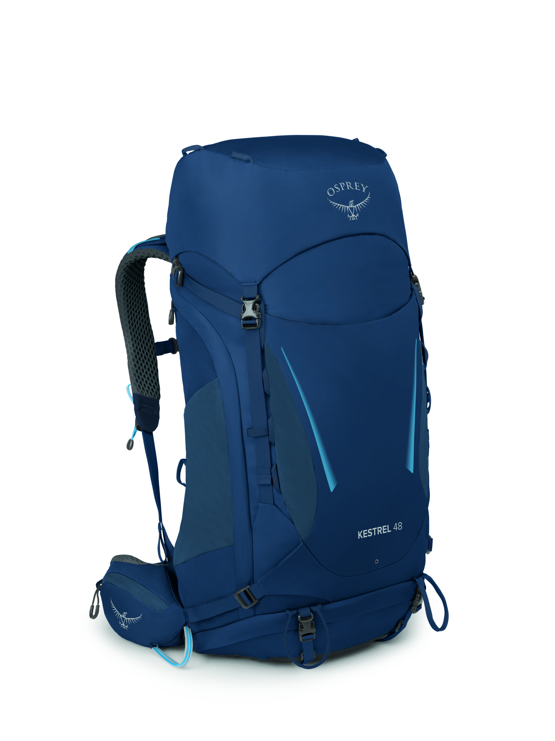 Can the Osprey Kestrel 48 Internal Frame Backpack be used for air travel, and does it meet carry-on size restrictions?